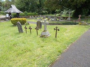 The Stocker family grave markers