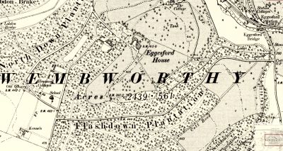 Map of Wembworthy