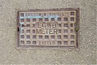 Cover, East Cornwall Water Board Meter SALTASH