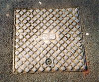 Pre 1925 Inspection Cover 'Engineers Exeter' EXETER St Thomas Pleasure Grnd.
