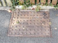 Manhole Square Pattern Name Middle Top and Middle Btm ASHBURTON One of eight