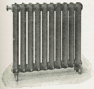 1920s 'Underfed' radiator