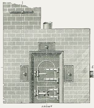 Drawing of a Saddle Boiler