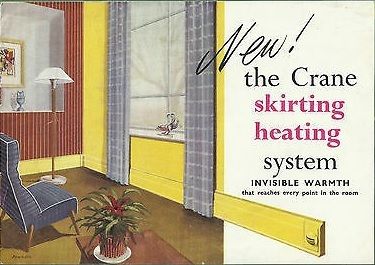 1954 Crane Skirting Heating advert