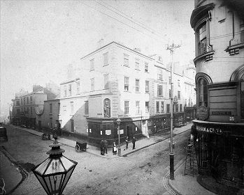 1891/2 view of the shop at 190 High Street, looking east.