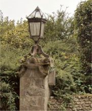 The Lamp at the Knowle Drive entrance