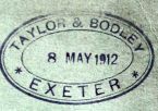 Rubber Stamp 1912