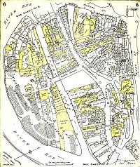 1902 Map showing Northams Foundry and others