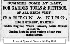 Garden Tool Advert