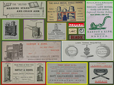 A Collage of Adverts for Different Products