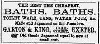 Advert, Daily Gazette, 9th June 1892