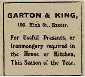 Advert, January 1909
