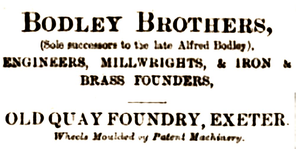 Advert: Bodley Bros.