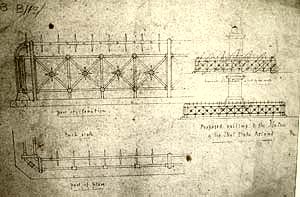 Plans for Sir Thomas Dyke Acland railings