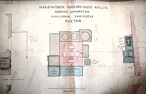Plan of Wonford Hospital Kitchen