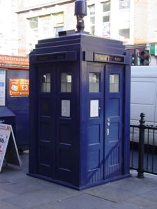 Police box at Earls Court