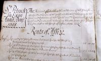 1698 Churchwardens Accounts of John Atkin, Ironmonger