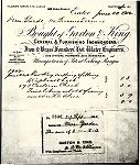 Garton & King invoice 1902