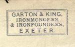 Garton & King ironmongers & ironfounders, Exeter