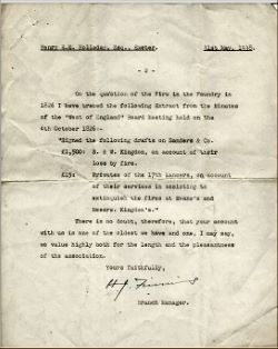 Page 2 of the letter dated 31st May 1938