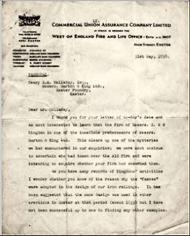 The letter about the Fasces, 31st May 1938