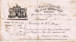 Receipt dated 1866
